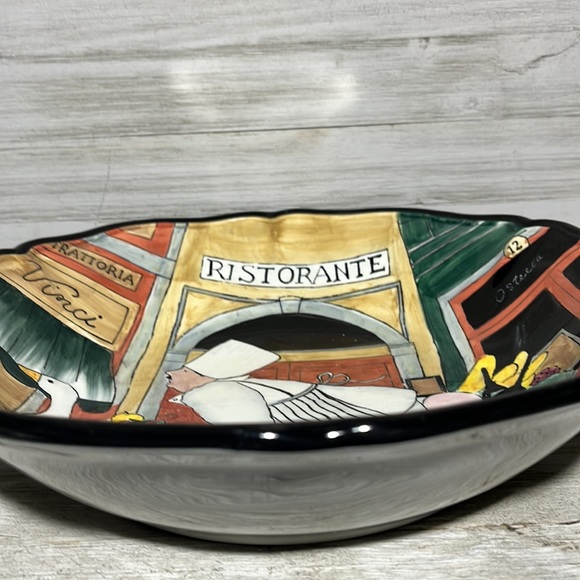 Certified International Betty Whiteaker Round Chef Bowl 13 inches - Picture 7 of 7